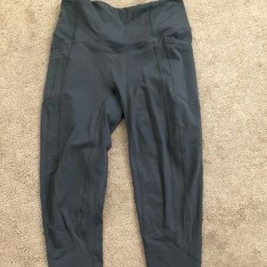 Til You Collapse gray heart booty leggings